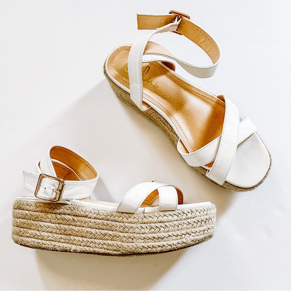 Lulus | Cobi White Espadrille Platform Sandals